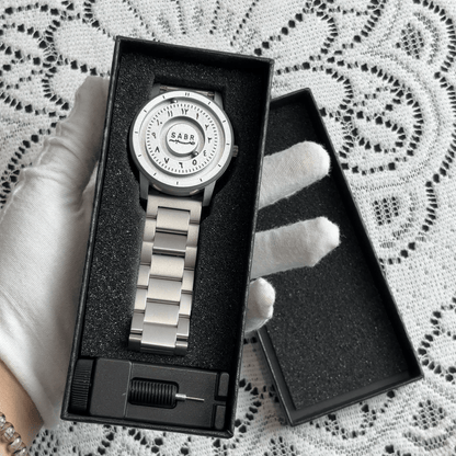 🔥Black Friday 50% OFF🔥 – SABR Arabic Numeral Magnetic Ball Watch | No-Hands Design, Futuristic Men’s Quartz