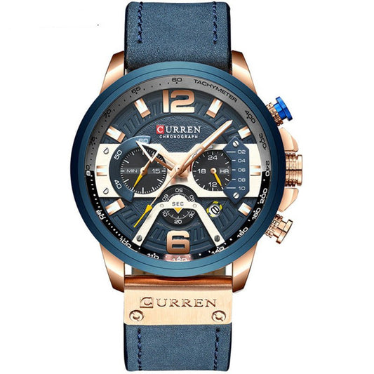 🔥 Black Friday Flash Sale 🔥 – CURREN 8329 Men’s Quartz Watch ⏱ Waterproof, Chronograph, Date, Big Dial